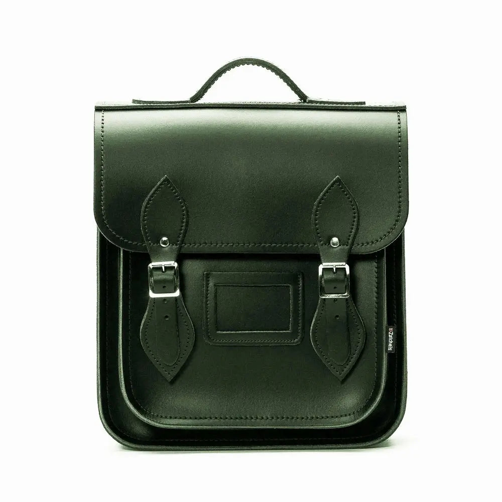 Handmade Leather City Backpack - Ivy Green - PipsSuperGoods