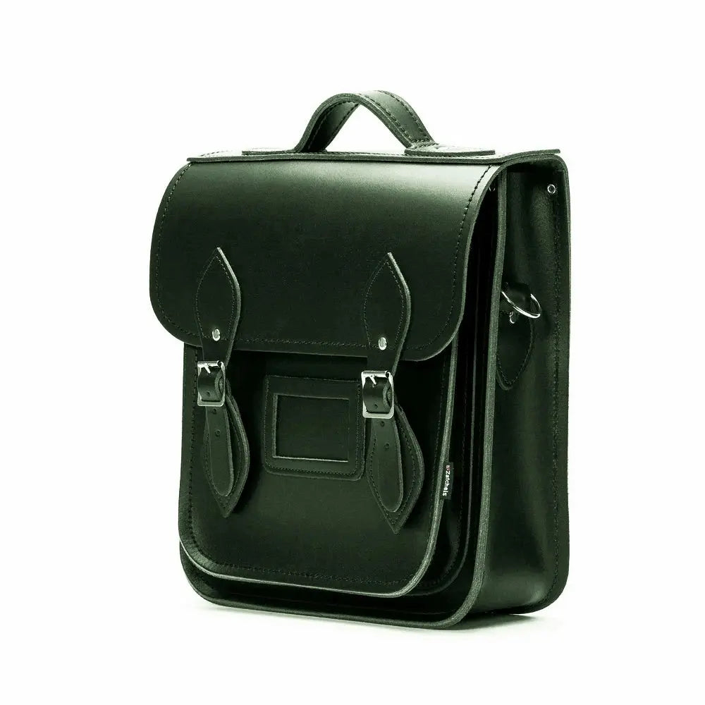 Handmade Leather City Backpack - Ivy Green - PipsSuperGoods