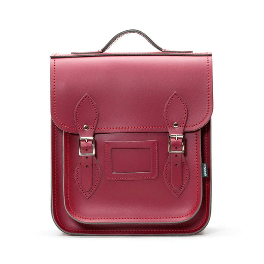 Handmade Leather City Backpack - Oxblood - PipsSuperGoods